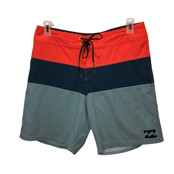 Billabong Platinum X Mens Size 32 Multicolor Swim Board Shorts Trunks - Picture 1 of 9
